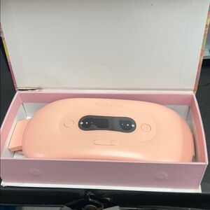 NIB No Aging Warm Palace Belt Wireless Heating Pad Pink Hands Free